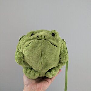 Jellycat Ricky the Grumpy Frog Crossbody (no tags)